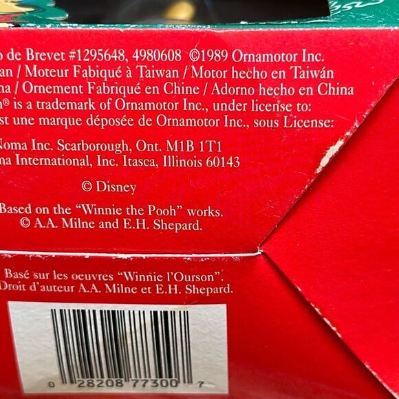 Vintage 80s 1987 NOMA Winnie The Pooh Rotating Ornament - Picture 6 of 6